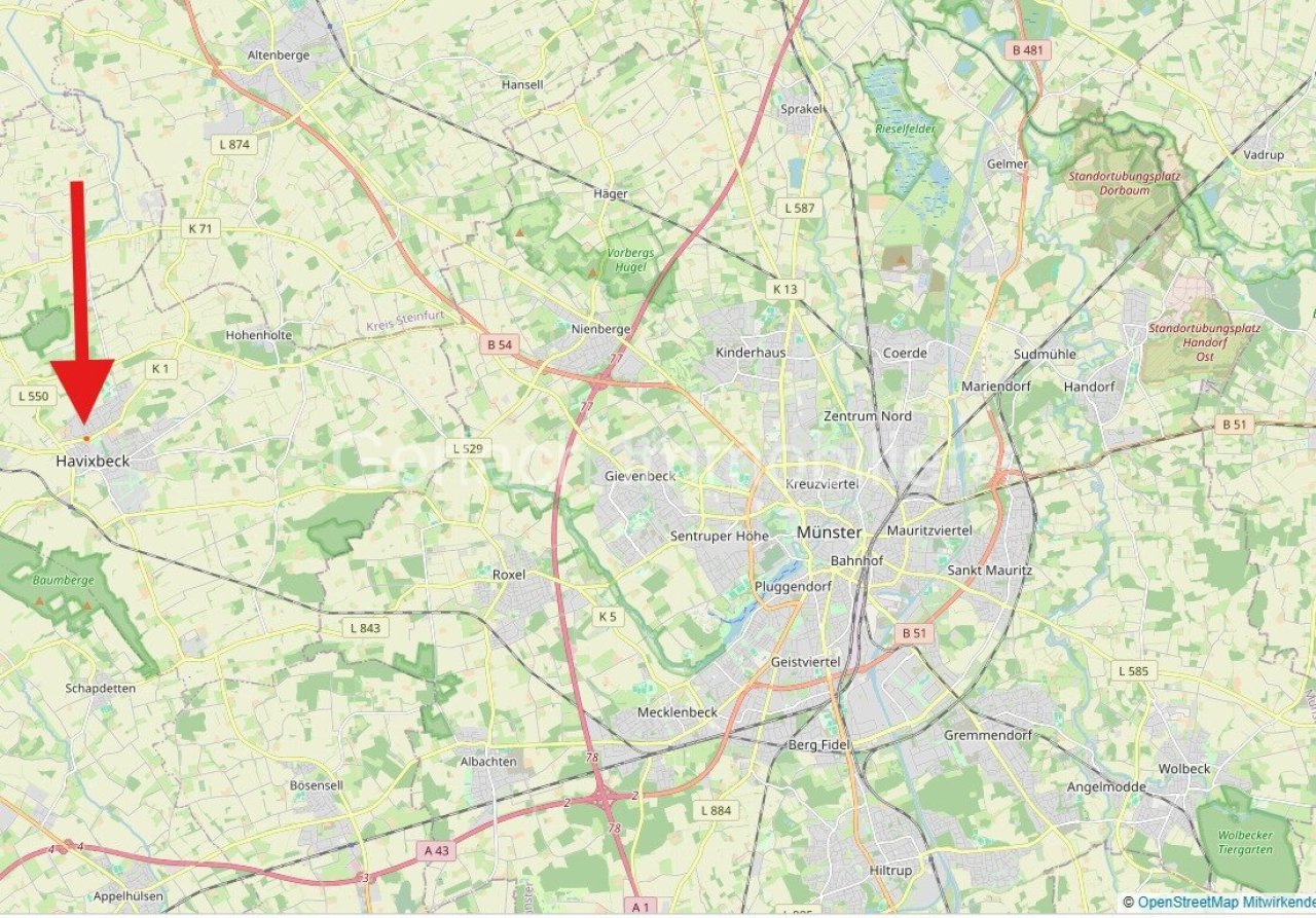 Lageplan Umgebung