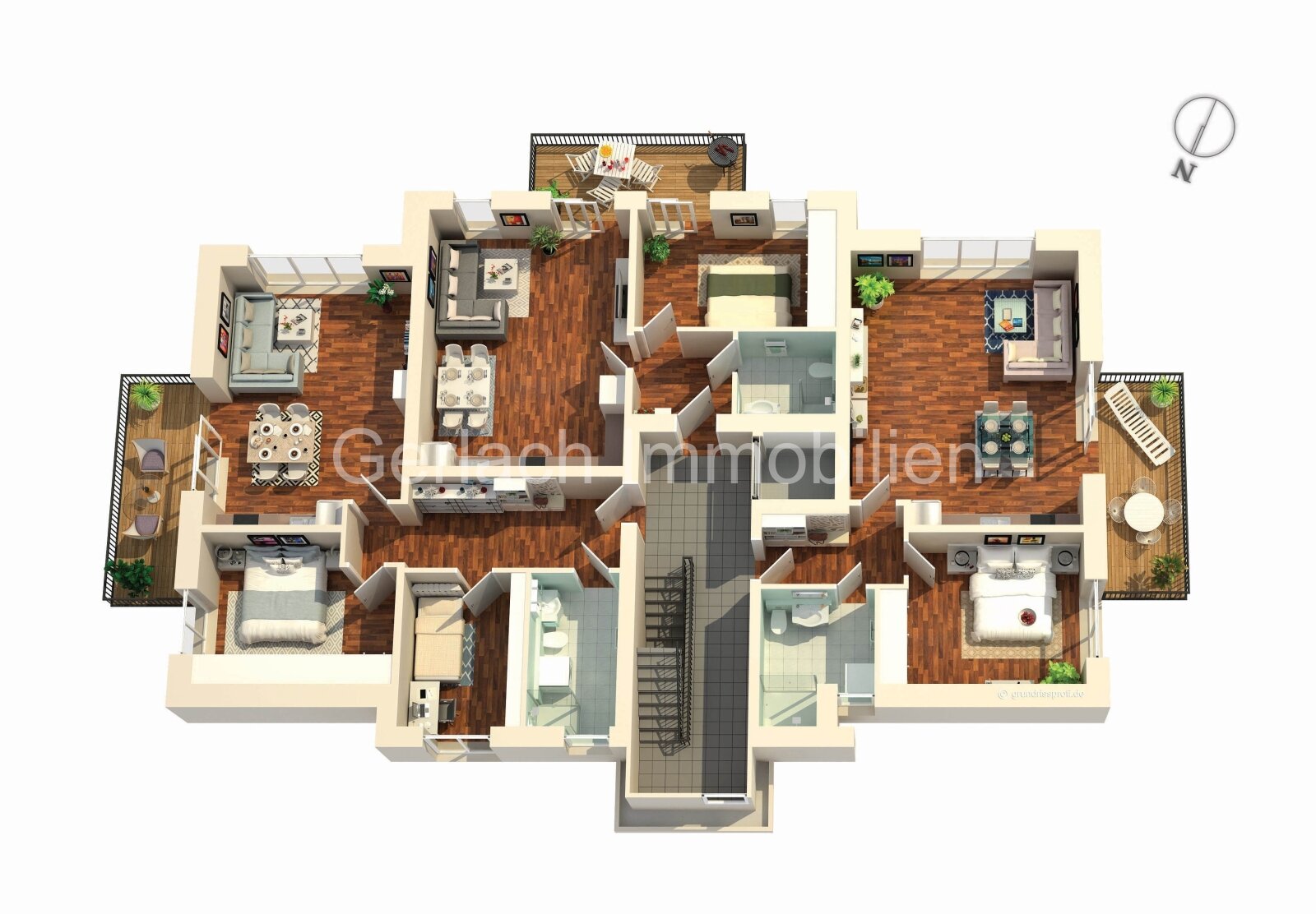 Visueller Grundriss W 4 - 6 Visueller Grundriss W 4 - 6